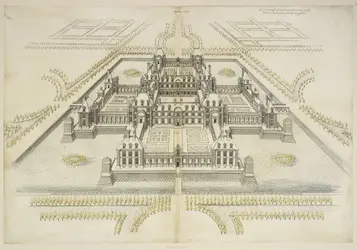 <it>Dessin d'architecture idéale</it>, J. Androuet du Cerceau - crédits : British Museum, Londres