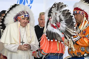 Le pape François au Canada, 2022 - crédits : Patrick T. Fallon/ AFP