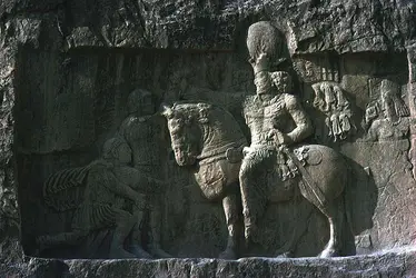 Triomphe de Shapur I<sup>er</sup> - crédits :  Bridgeman Images 