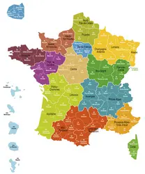 France : nouveau découpage régional, 2014 - crédits : B. Pict/ Fotolia/ Ministère de l'Intérieur