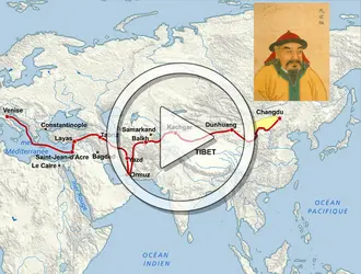 Sur les traces de Marco Polo - crédits : Encyclopædia Universalis France
