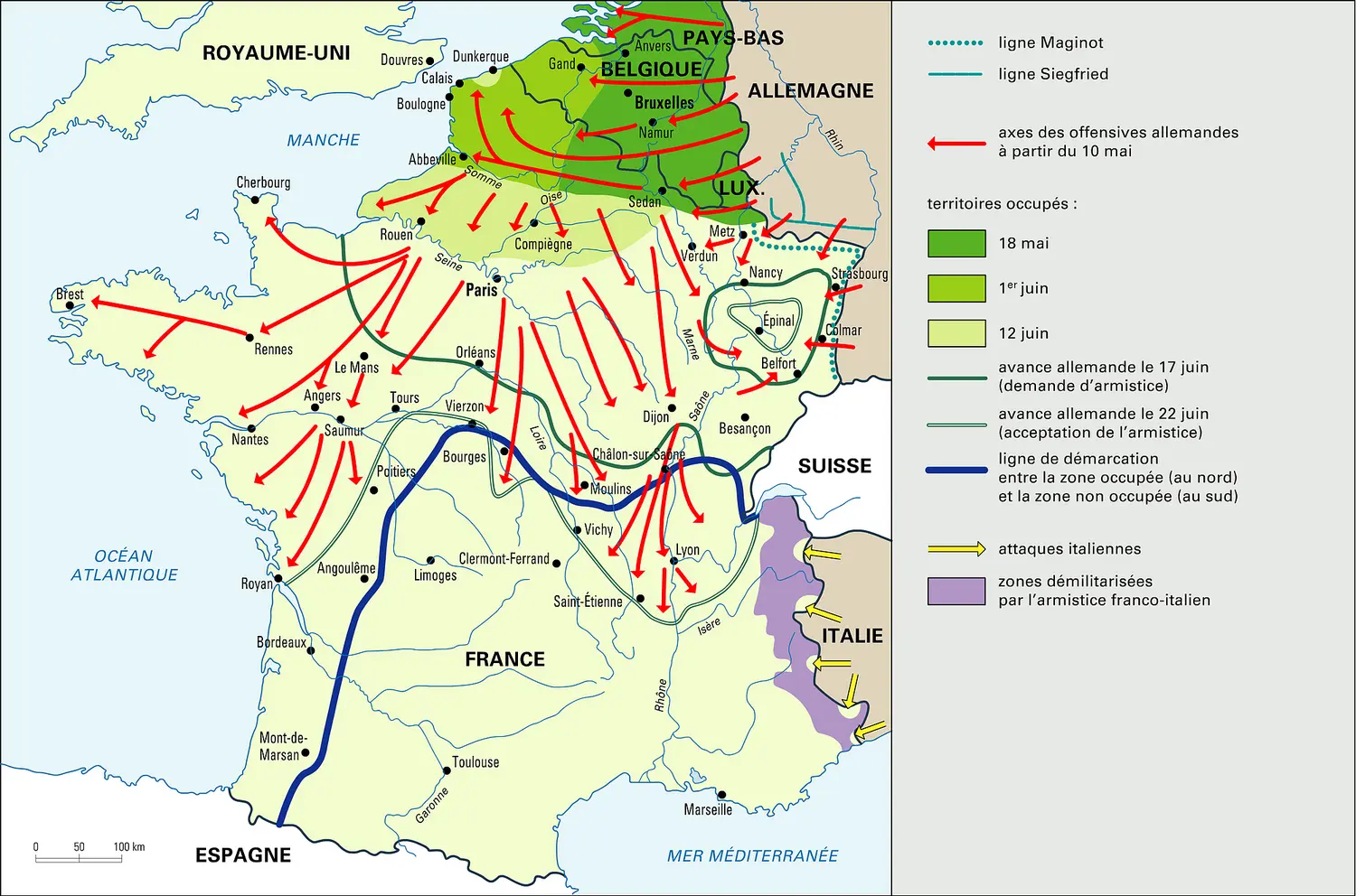 Seconde Guerre mondiale, campagne de France