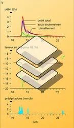 Séparation de l'hydrogramme - crédits : Encyclopædia Universalis France