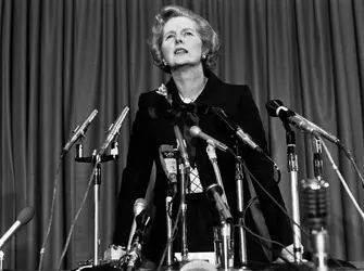 Margaret Thatcher lors de sa première élection en 1979 - crédits : Hulton-Deutsch/ Hulton-Deutsch Collection/ Corbis Historical/ Getty Images