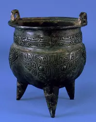 Vase tripode, civilisation Shang - crédits :  Bridgeman Images 