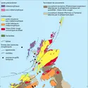 Unités structurales des îles Britanniques - crédits : Encyclopædia Universalis France