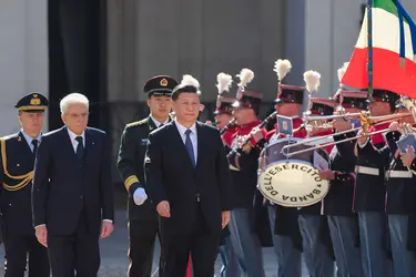 Xi Jinping en Italie, 2019 - crédits : Tiziana Fabi/ AFP