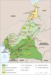 Cameroun : milieux naturels et communication - crédits : Encyclopædia Universalis France