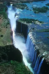 Le Zambèze aux chutes Victoria - crédits : G. Holton & M. Dash/ Photo Researchers