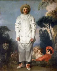 <em>Pierrot</em>, A. Watteau - crédits : Art Media/ Print Collector/ Getty Images