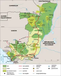 Congo : milieux et ressources - crédits : Encyclopædia Universalis France