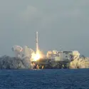 Plate-forme de lancement Sea-Launch - crédits : Courtesy Sea Launch