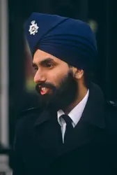 Policier sikh britannique - crédits : In Pictures Ltd./ Corbis/ Getty Images