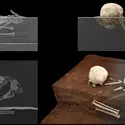 Reconstitution de Mtoto, l’enfant de Panga ya Saidi (Kenya) - crédits : Jorge González/ université de Floride ; Elena Santos/ université Complutense de Madrid