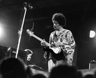 Jimi Hendrix - crédits : Doug McKenzie/ Hulton Archive/ Getty Images