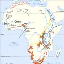 Afrique : géomorphologie - crédits : Encyclopædia Universalis France