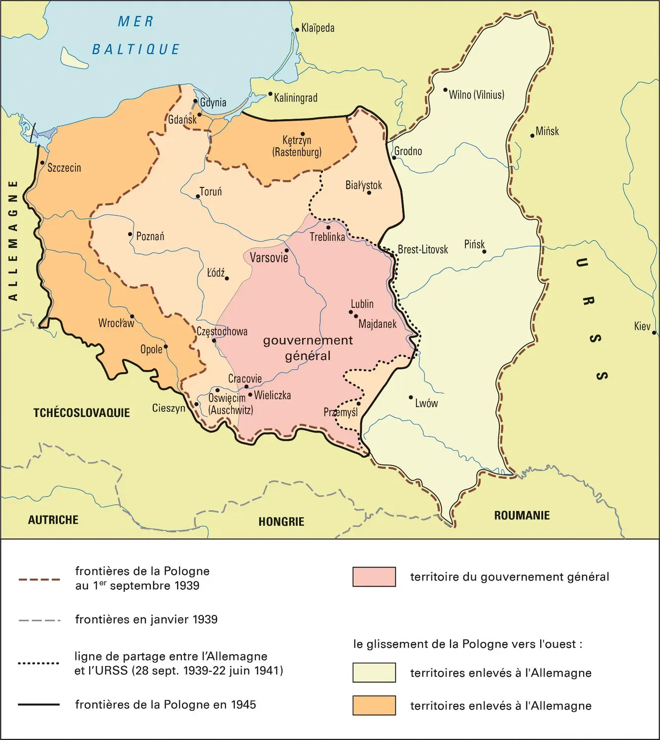 Pologne, 1939-1945