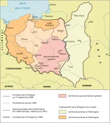 Pologne, 1939-1945 - crédits : Encyclopædia Universalis France