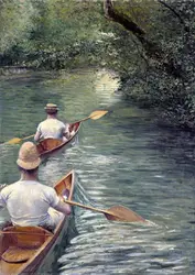 <em>Périssoires</em>, G. Caillebotte - crédits : Leemage/ Corbis/ Getty Images