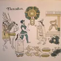 Hernán Cortés à Tlaxcala, lithographie - crédits : AKG-images