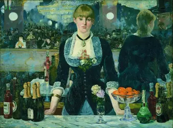 «Un bar aux Folies-Bergères», É. Manet - crédits : Courtauld Institute Galleries, London