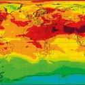 Distribution spatiale des concentrations de méthane - crédits : Copernicus Atmosphere Monitoring Service/ ECMWF