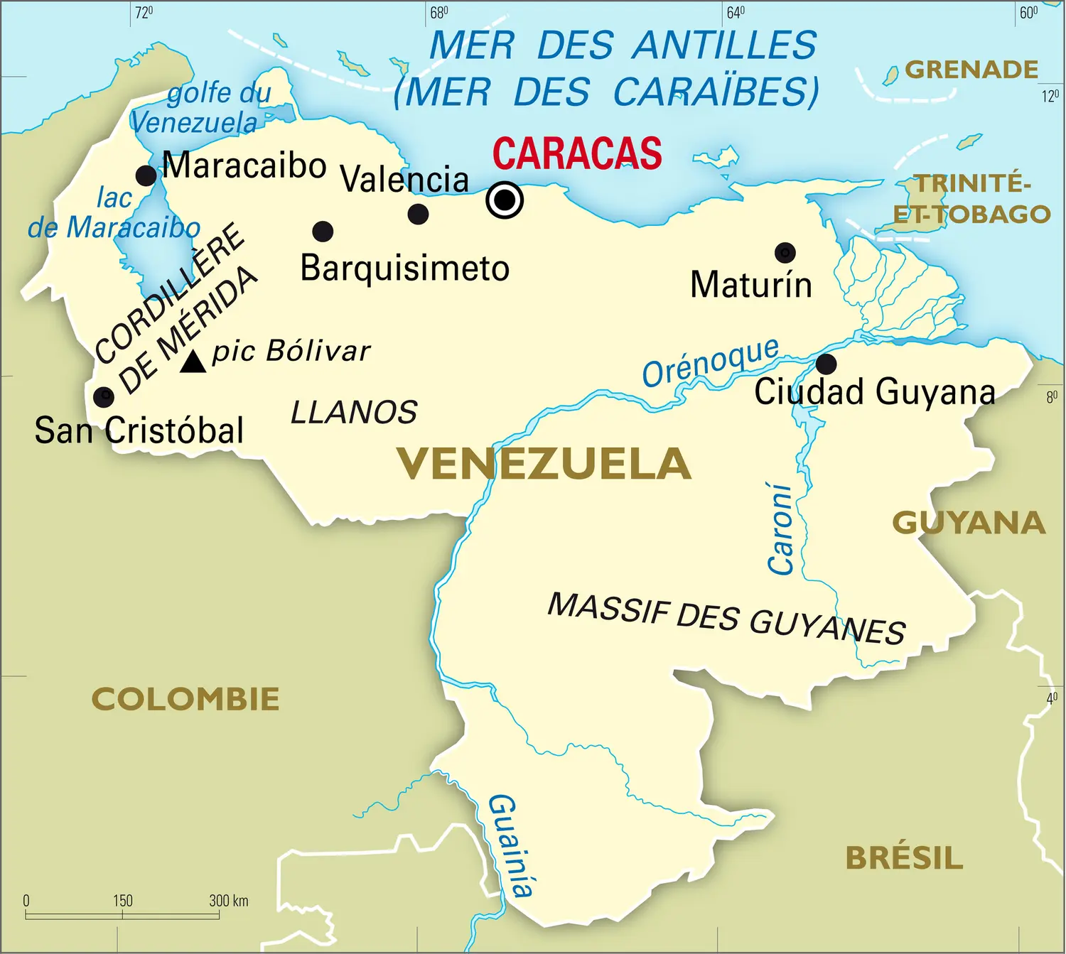 Venezuela : carte générale