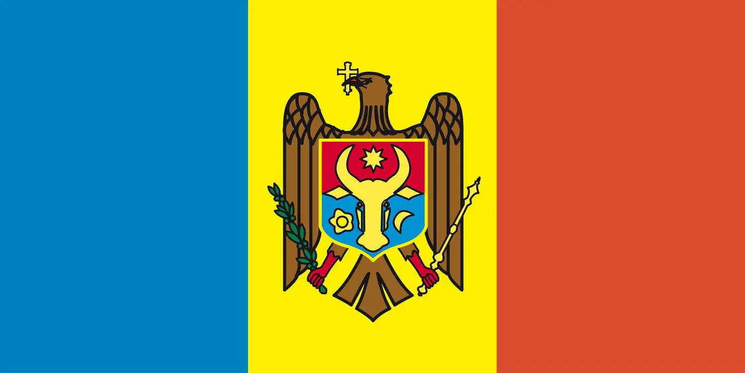 Moldavie : drapeau