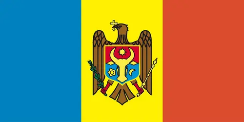 Moldavie : drapeau - crédits : Encyclopædia Universalis France
