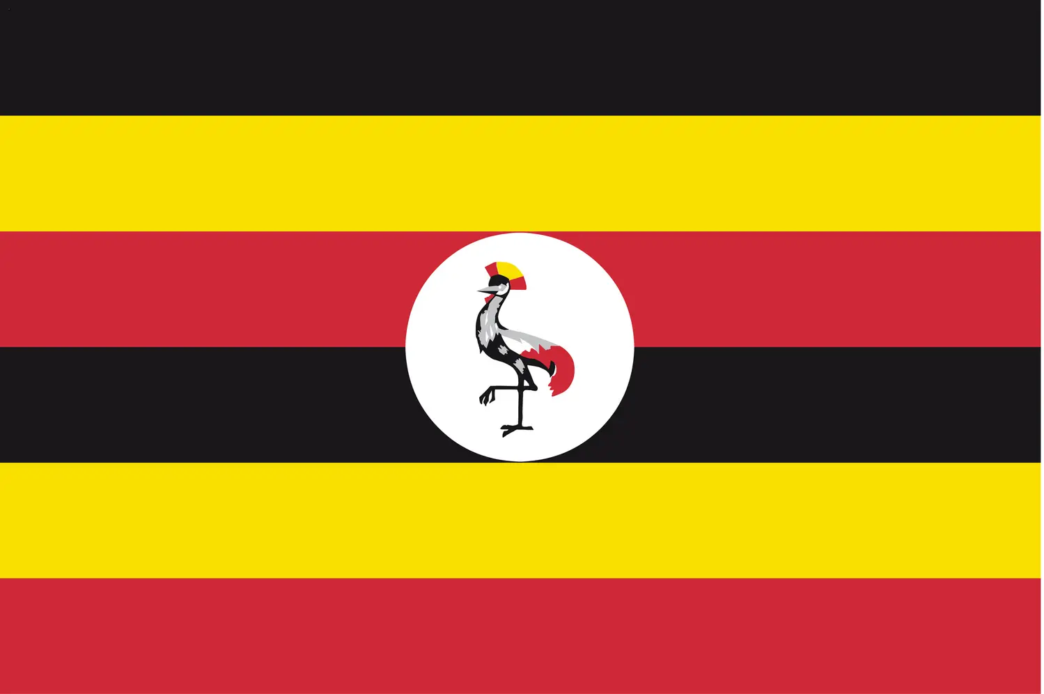 Ouganda : drapeau