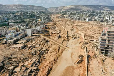 Conséquences de la tempête Daniel en Libye - crédits : Halil Fidan/ Anadolu Agency/ AFP