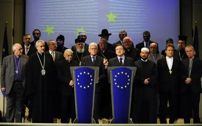 Représentants religieux auprès de l'Union européenne - crédits : Dominique Faget/ AFP