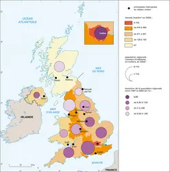 Royaume-Uni : population - crédits : Encyclopædia Universalis France