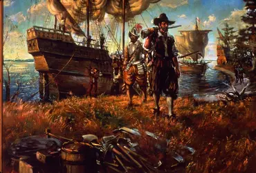 Jamestown et la colonisation - crédits : MPI/ Getty Images