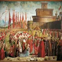 Légende de sainte Ursule : l'arrivée à Rome, V. Carpaccio - crédits : G. Dagli orti/ De Agostini/ Getty Images