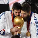 Nikola et Luka Karabatic - crédits : Christina Pahnke/ sampics/ Corbis/ Corbis Sport/ Getty Images