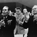 Leonid Brejnev et Gustav Husák, 1981 - crédits : Keystone/ Hulton Archive/ Getty Images