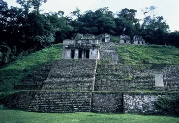 Bonampak : vue extérieure du temple - crédits : Index/  Bridgeman Images 