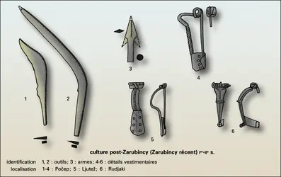 Culture matérielle du I<sup>er</sup> au V<sup>e</sup> s. (1) - crédits : Encyclopædia Universalis France