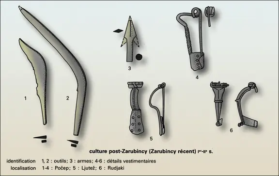 Culture matérielle du I<sup>er</sup> au V<sup>e</sup> s. (1)