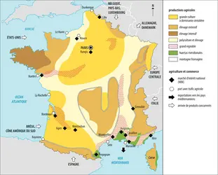 L’agriculture française - crédits : Encyclopædia Universalis France