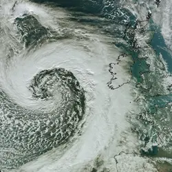 Perturbation météorologique Ruth - crédits : Météosat/ Météo France