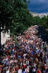 Manifestation pour la défense du monde rural à Londres, le 22 septembre 2002 - crédits : Roger Tidman/ CORBIS/ Corbis Documentary/ Getty Images