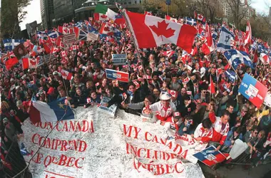 Référendum sur le Québec, 1995 - crédits : Andre Pichette/ AFP