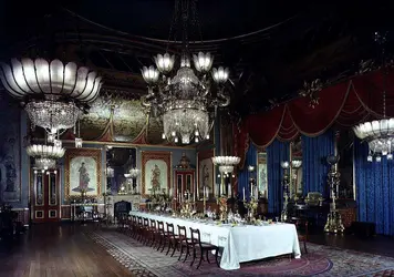 Salle à manger du Pavillon royal de Brighton - crédits :  Bridgeman Images 