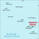 Tuvalu : carte physique - crédits : Encyclopædia Universalis France