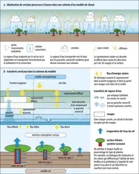 Les paramétrisations des modèles de climat - crédits : Encyclopædia Universalis France