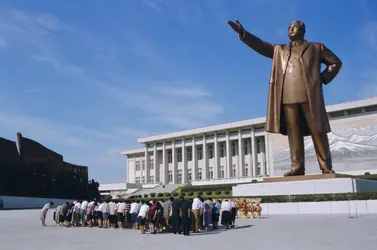 Statue de Kim Il-sung, Pyongyang - crédits : Tony Waitham/ robertharding/ Getty Images