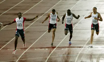 Justin Gatlin - crédits : Alex Livesey/ Getty Images Sport/ AFP