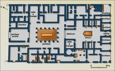 Pansa, Pompéi : hôtel particulier - crédits : Encyclopædia Universalis France